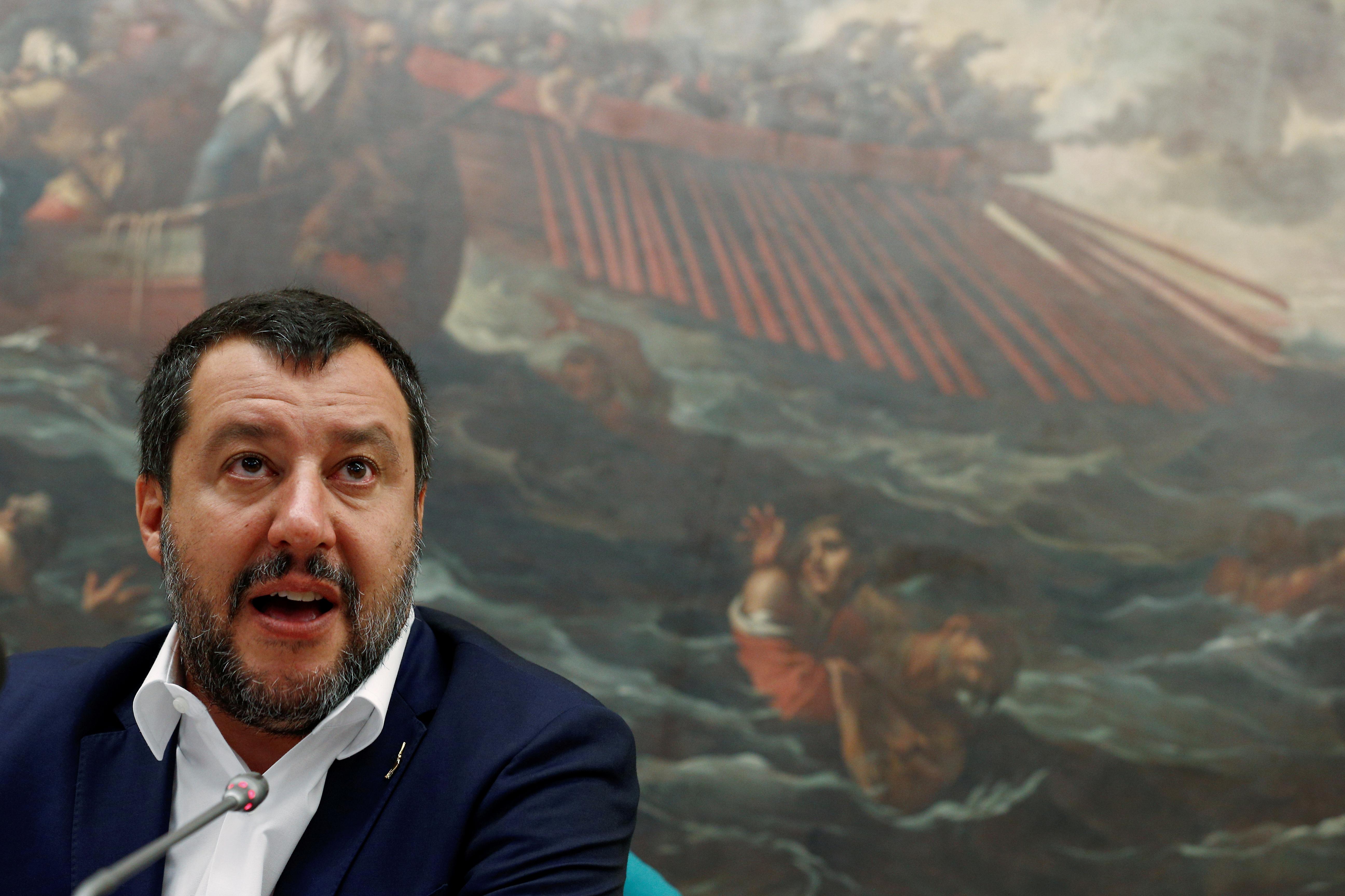 Italian politician Matteo Salvini, leader of the far-right Lega Nord party. (Photo: REUTERS)